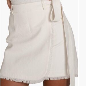 Belle & Bloom Frayed Edge Skirt